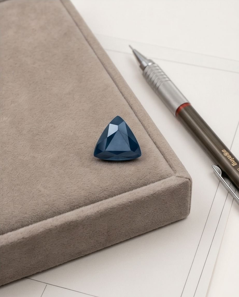 1.63 carat Blue Sapphire