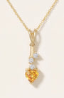 Amber Heart Pendant