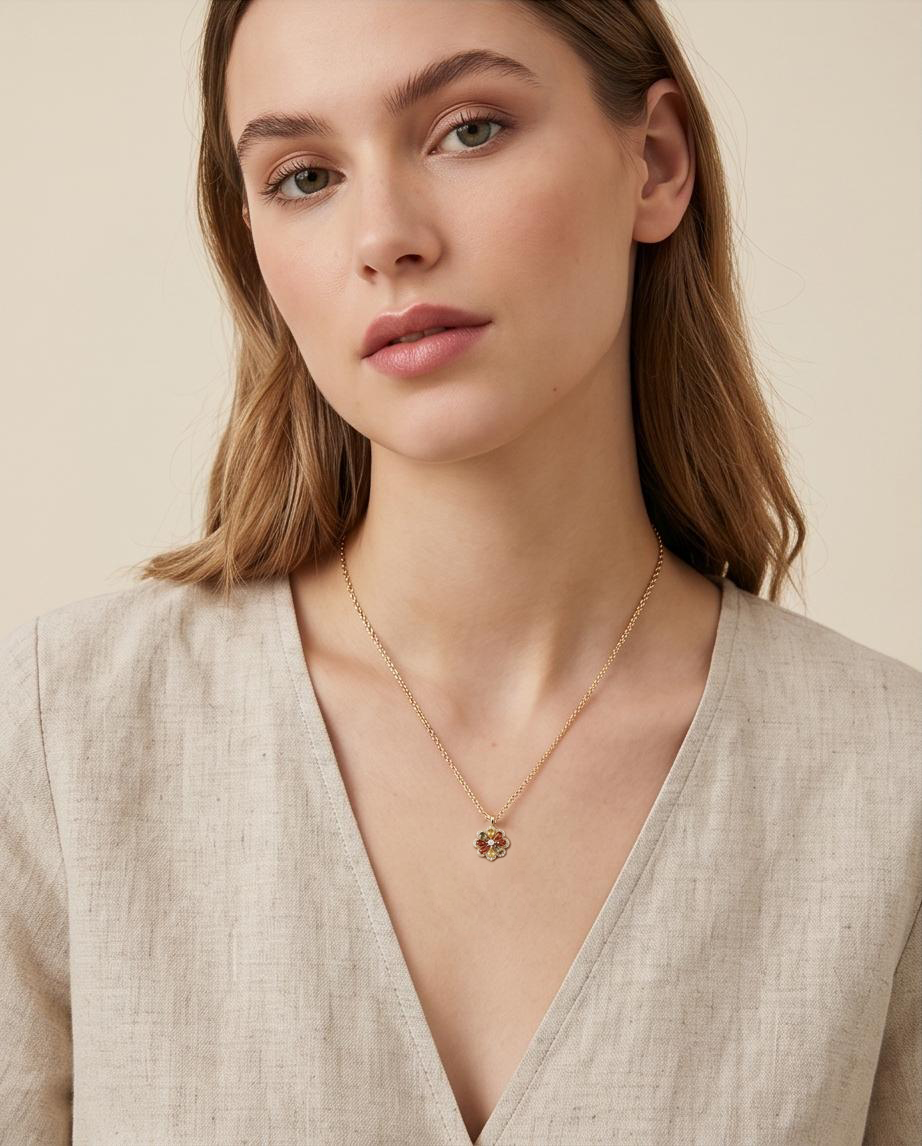 Cluster Petal Pendant