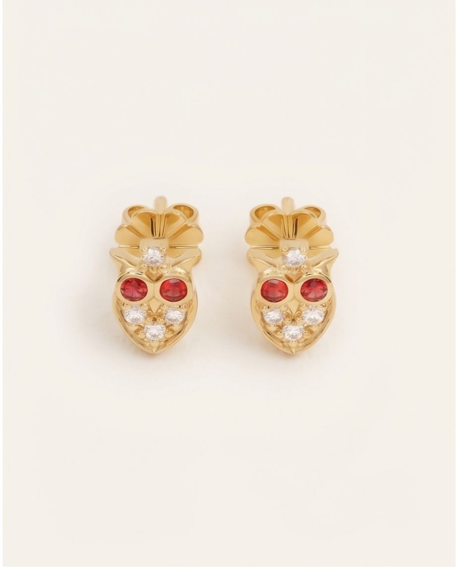 Celestial Owl Earring