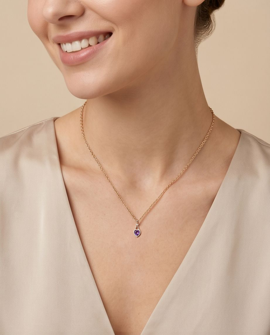 Regal Amethyst Pendant