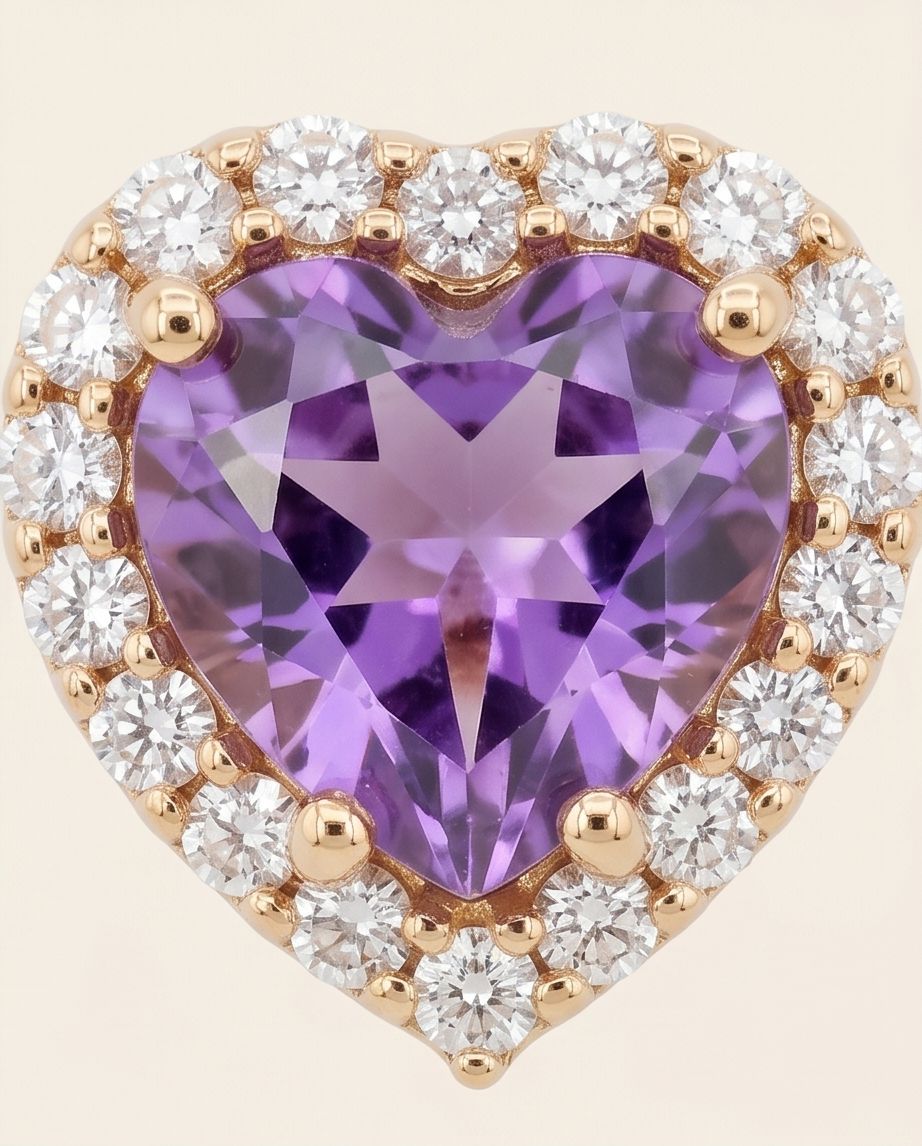 Regal Amethyst Earring