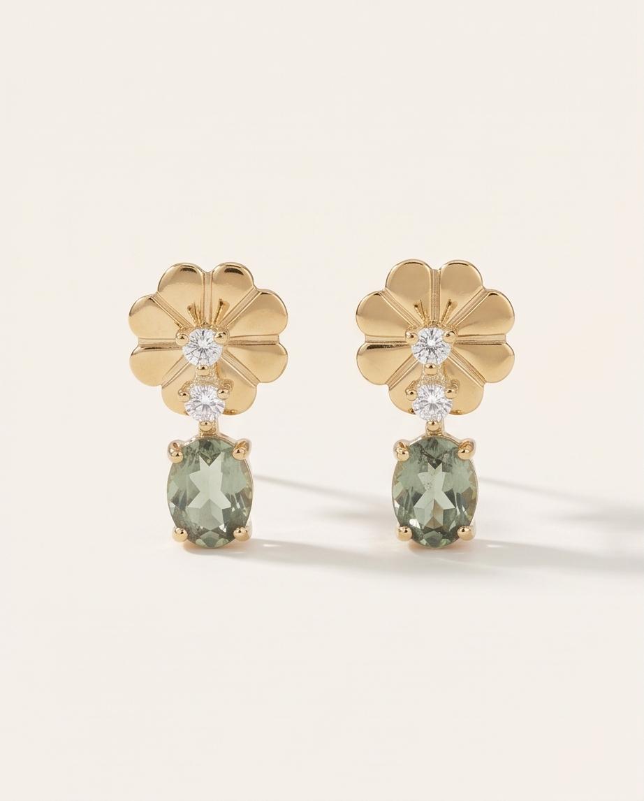 Verdant Elegance Earring