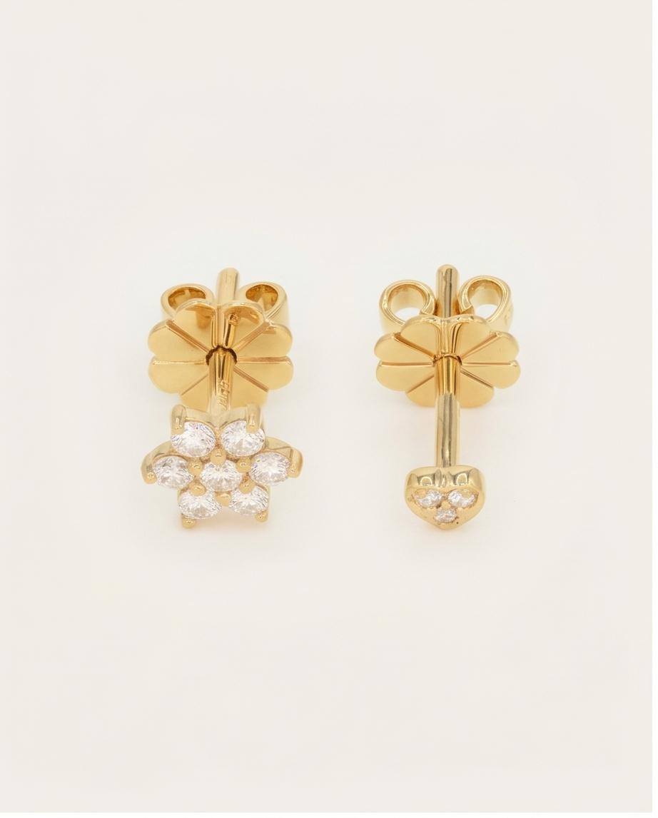 Floral Heart Earring