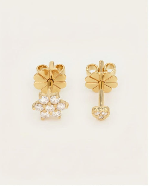 Floral Heart Earring