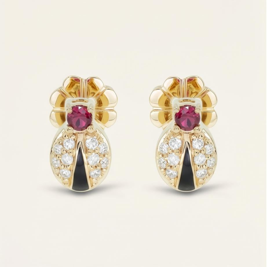 Ladybug Spark Earring