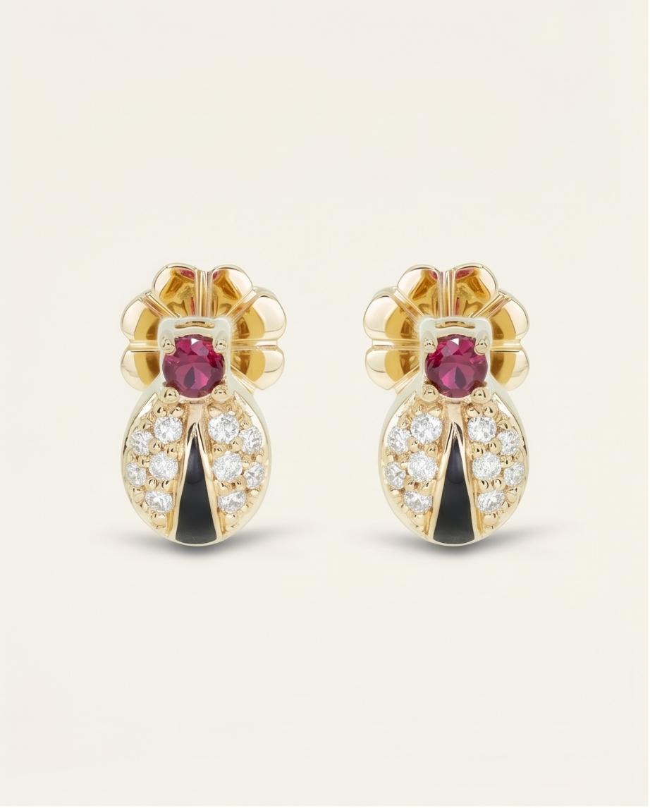 Ladybug Spark Earring