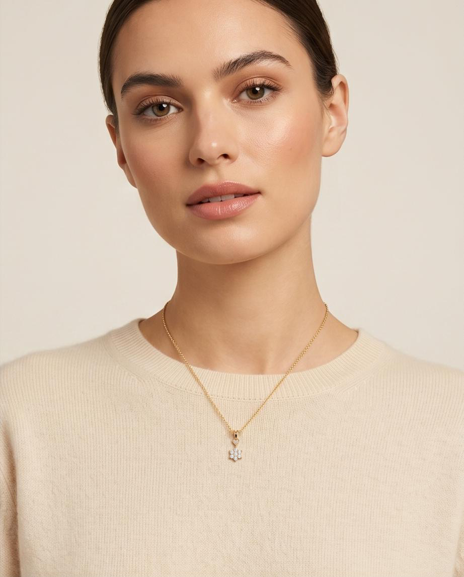 Floral Heart Pendant
