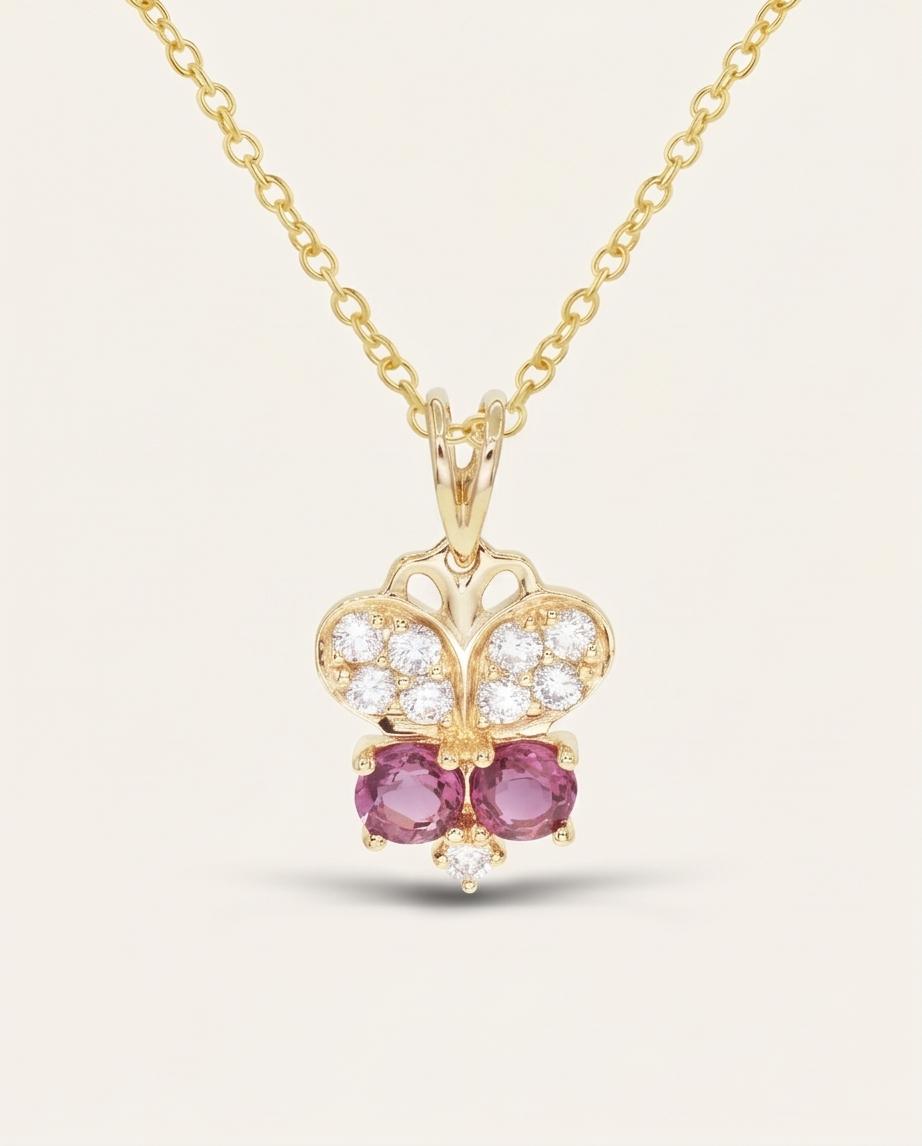 Rose Flutter Pendant