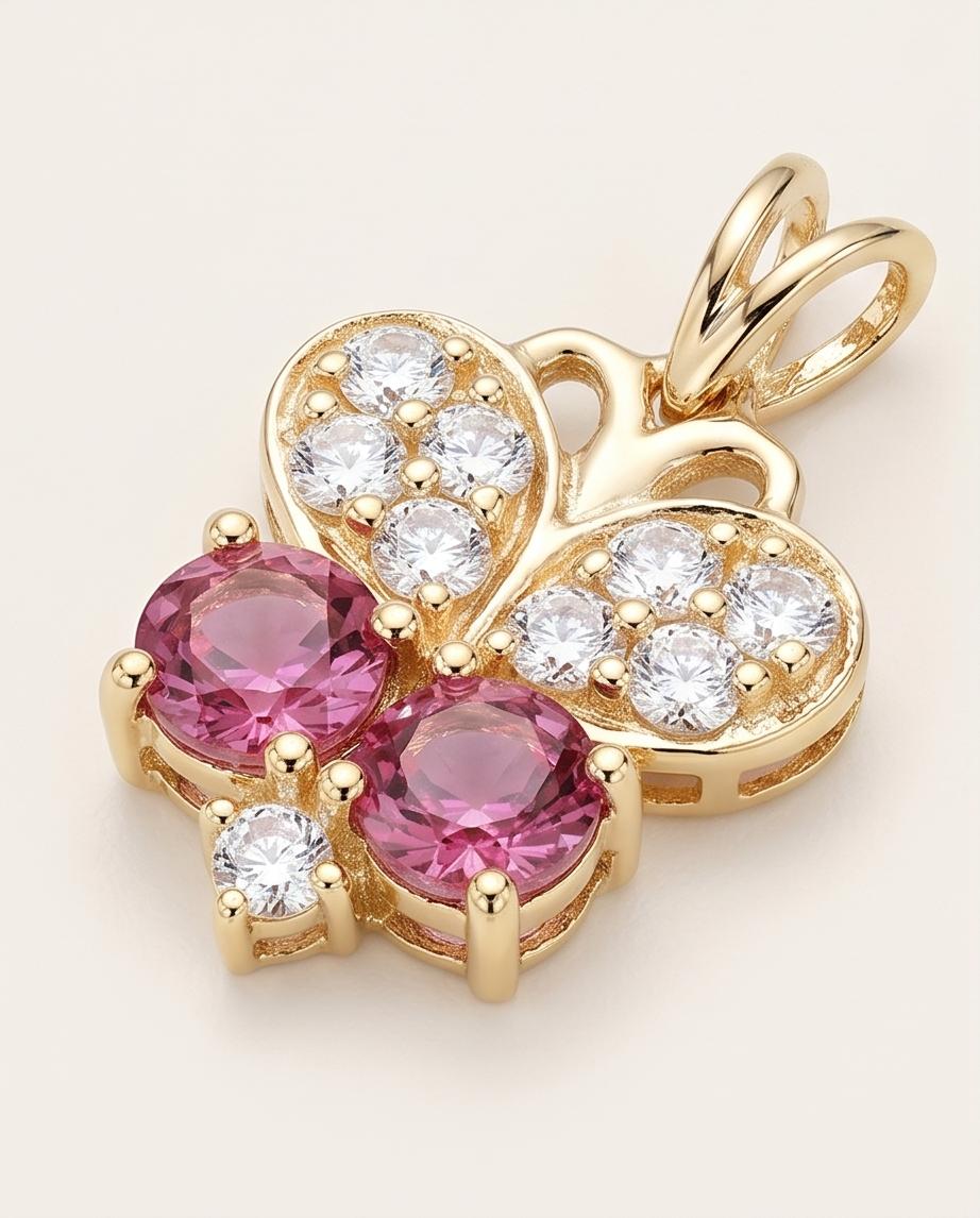 Rose Flutter Pendant