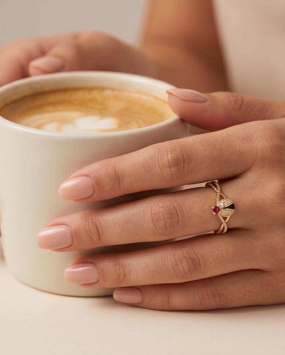 Ladybug Spark Ring