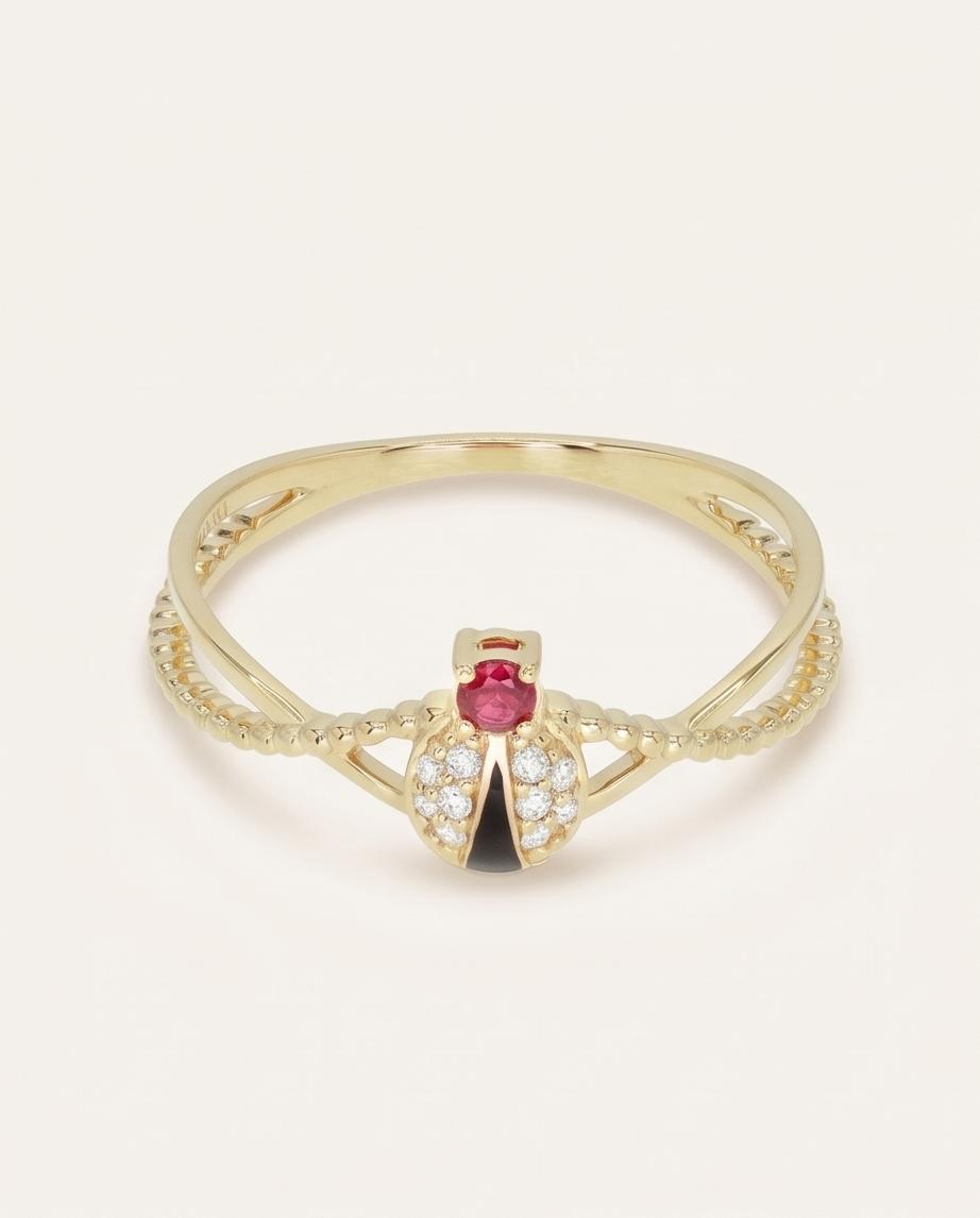 Ladybug Spark Ring