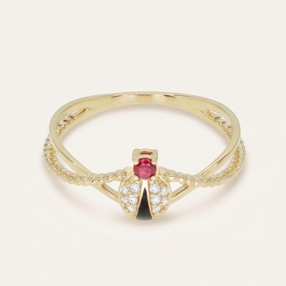 Ladybug Spark Ring