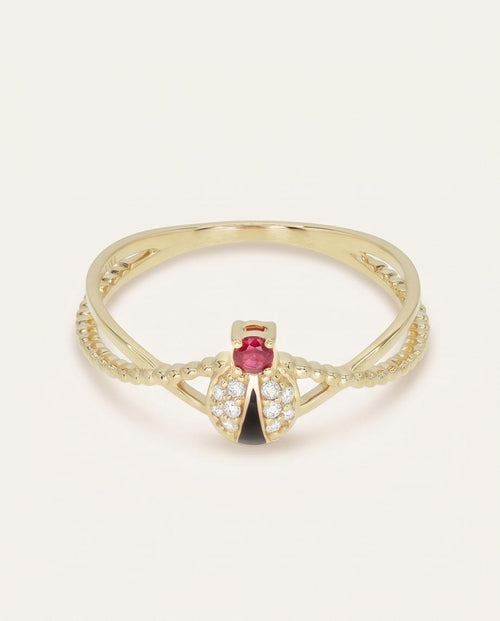 Ladybug Spark Ring