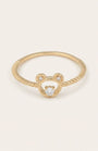 Opaline Bear Ring