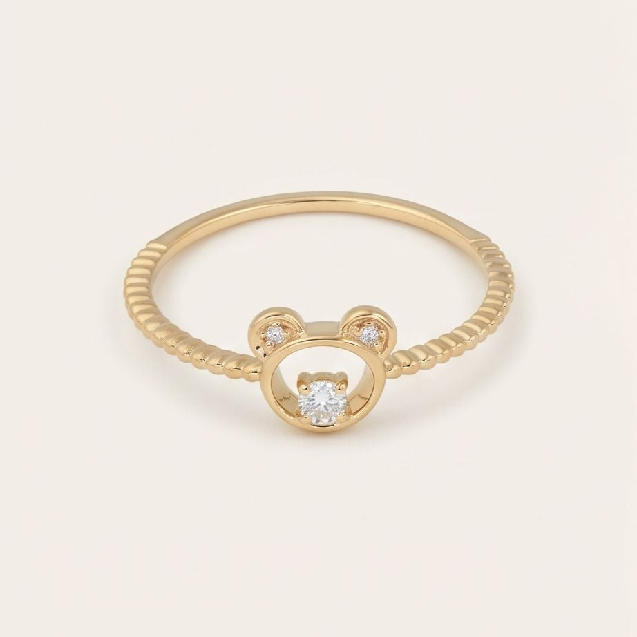 Opaline Bear Ring