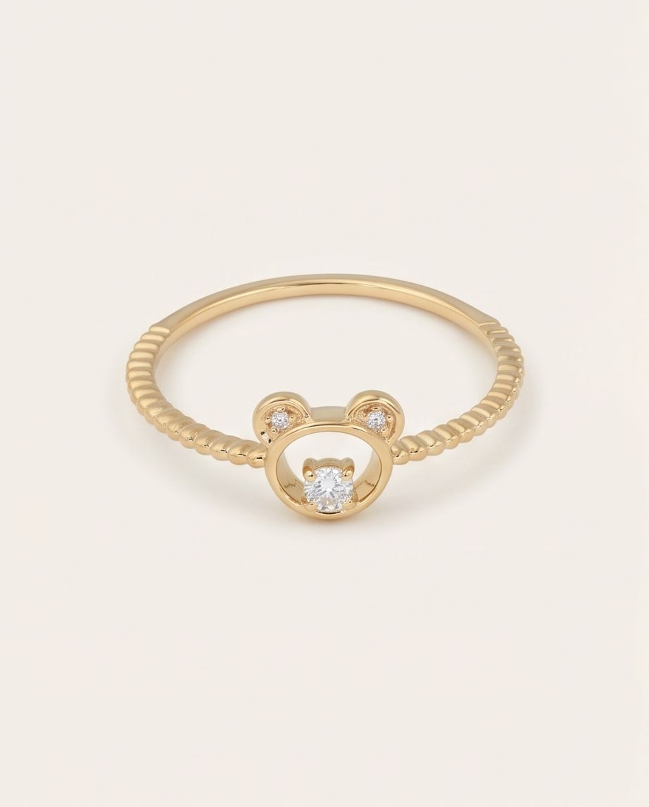 Opaline Bear Ring