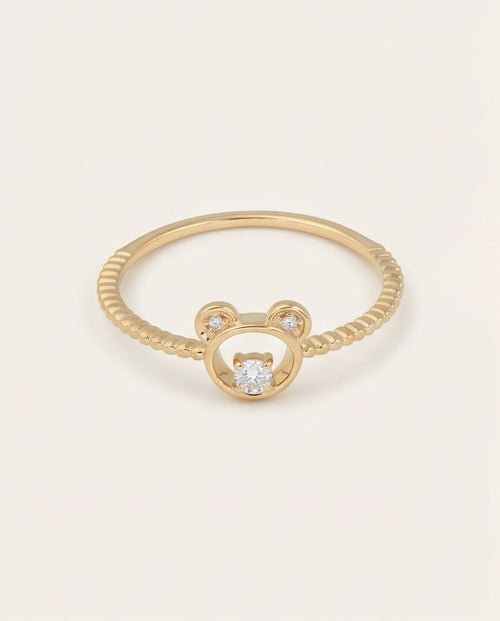 Opaline Bear Ring