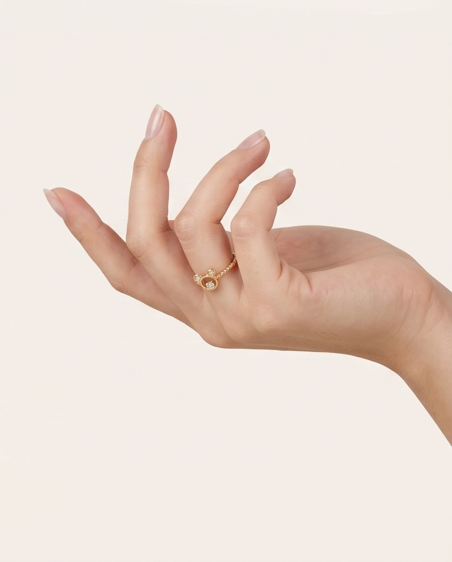 Opaline Bear Ring