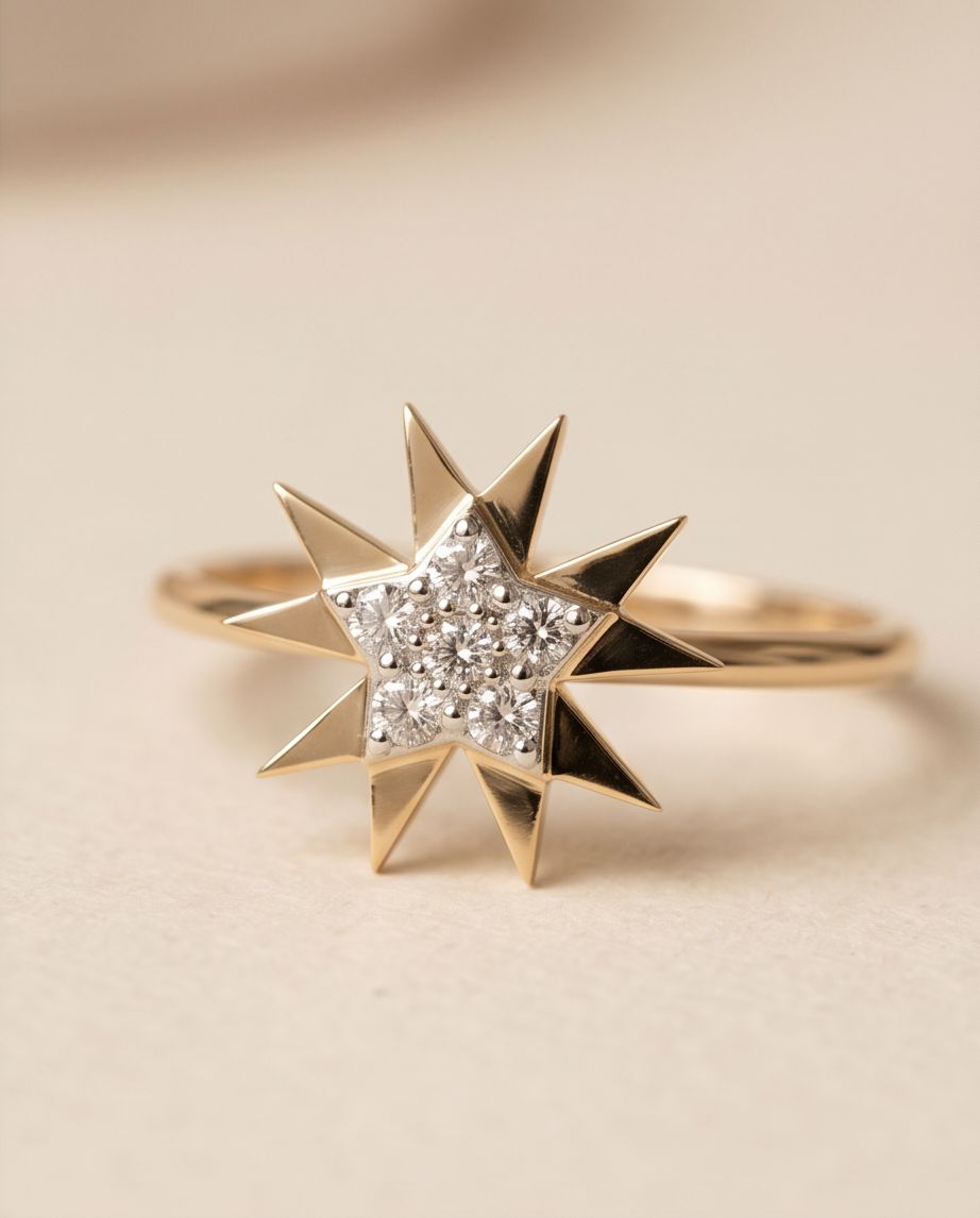 Lumiere Starburst Ring
