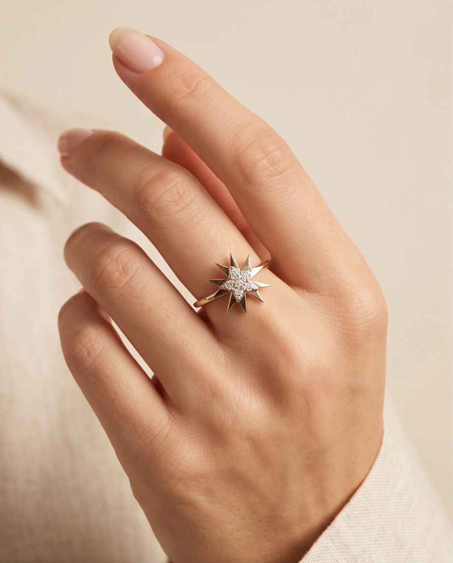 Lumiere Starburst Ring