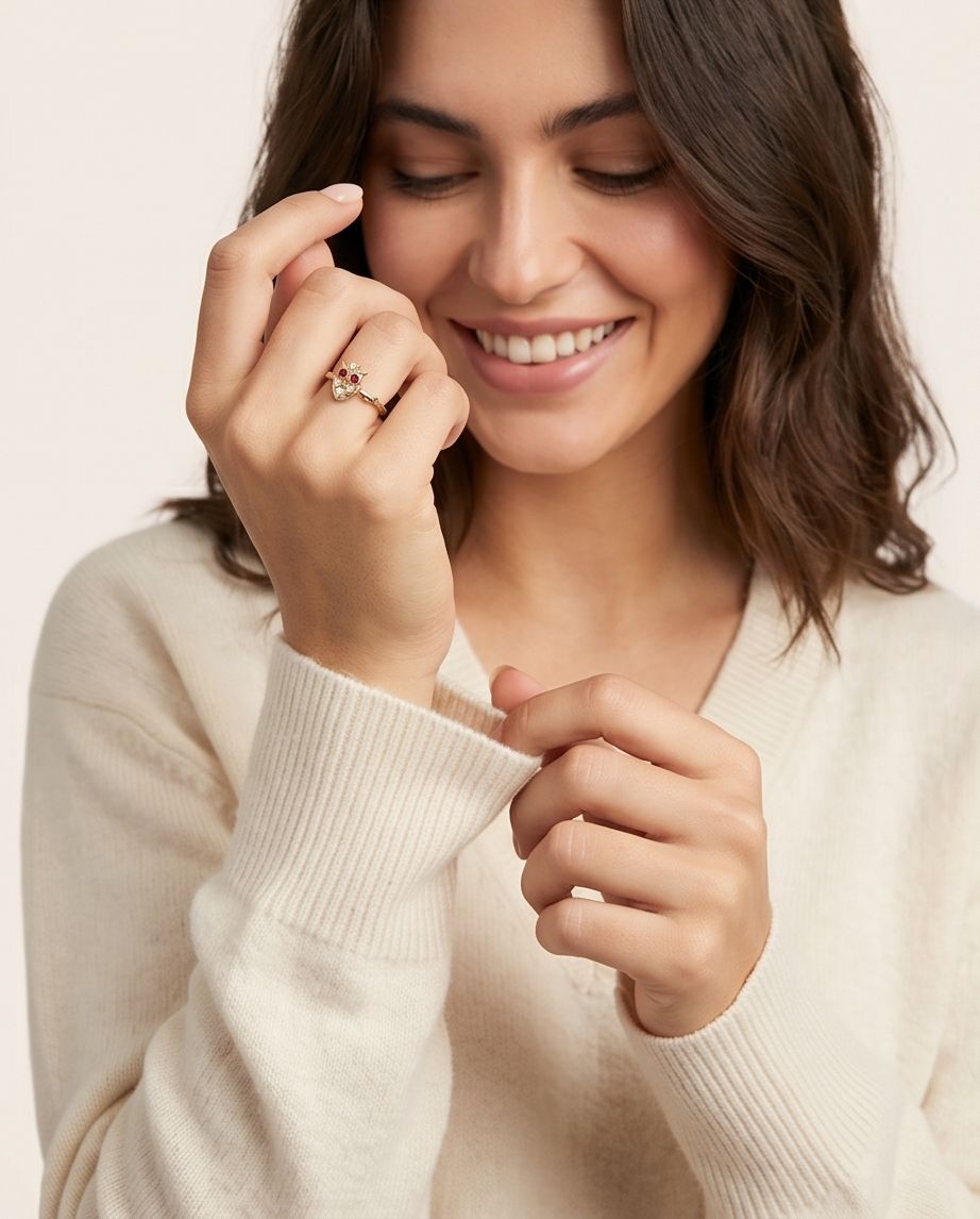 Celestial Owl Ring