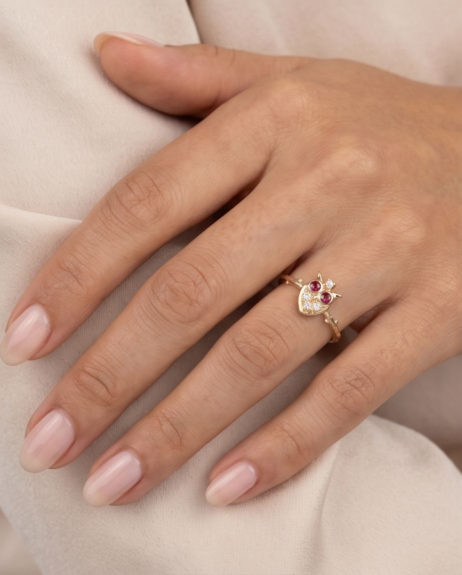Celestial Owl Ring