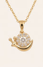 Snail Crystal Pendant