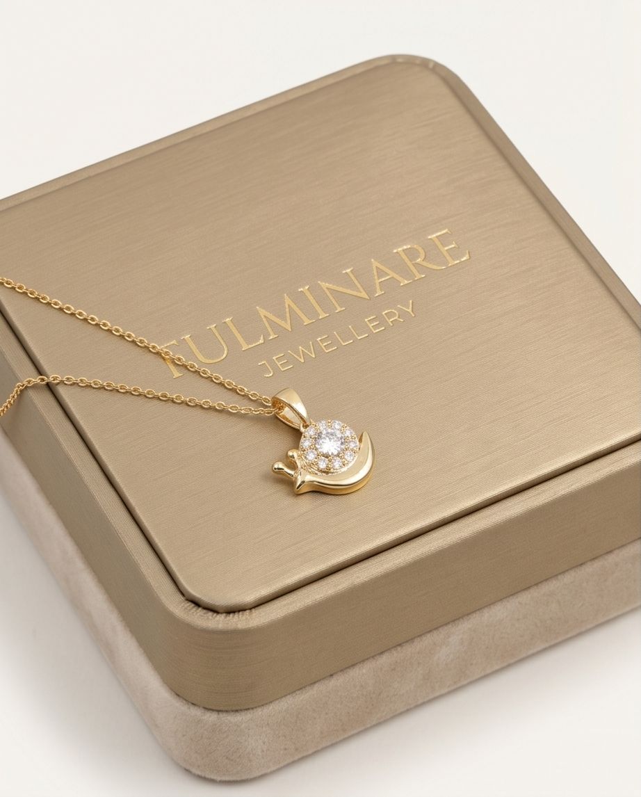 Snail Crystal Pendant