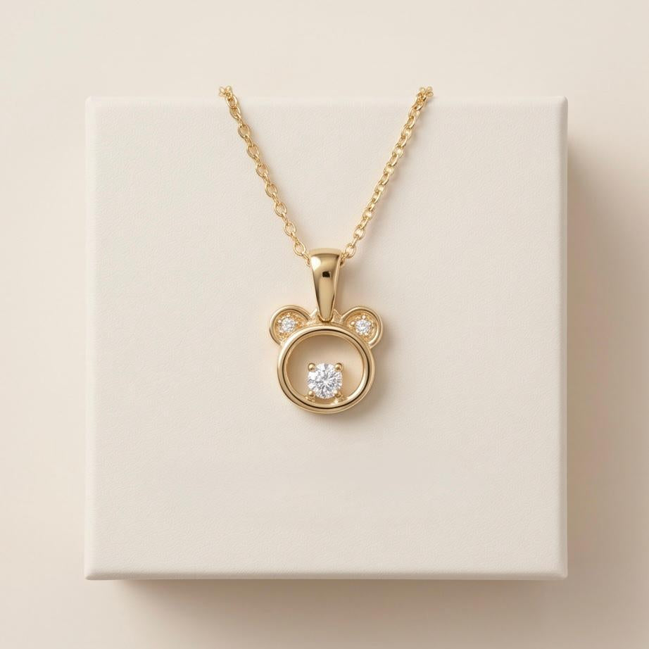 Opaline Bear Pendant
