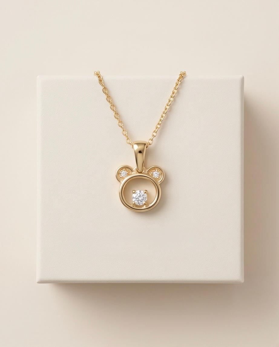 Opaline Bear Pendant