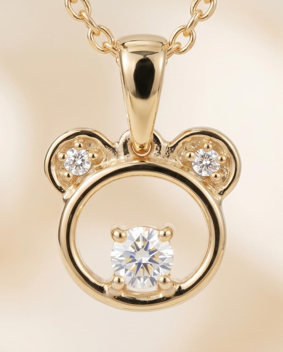 Opaline Bear Pendant