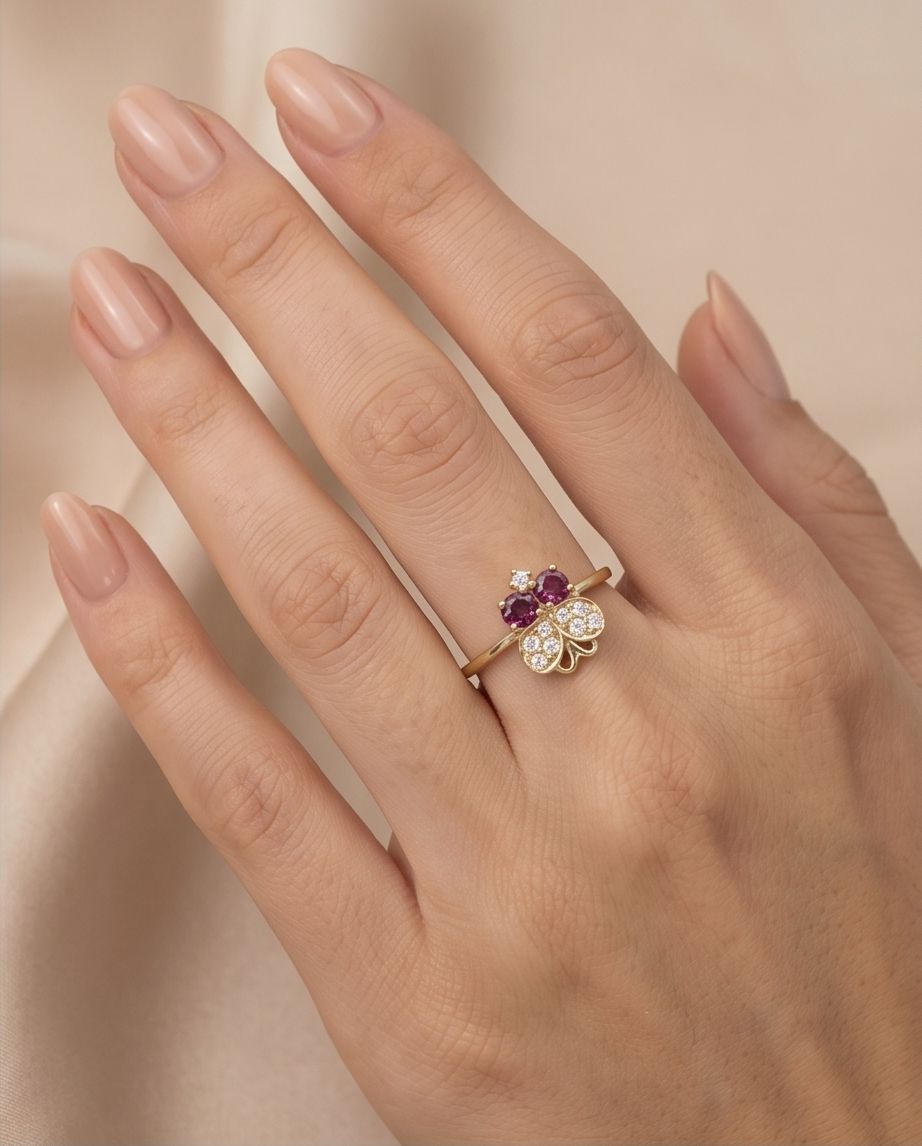 Rose Flutter Ring