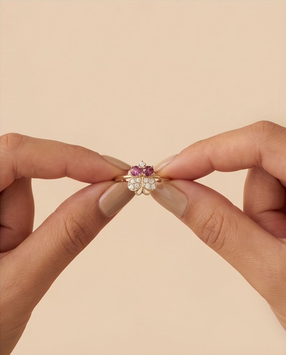 Rose Flutter Ring
