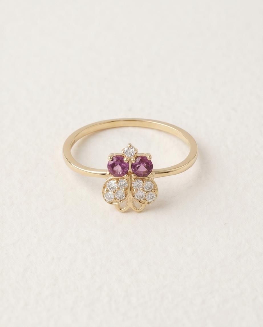 Rose Flutter Ring