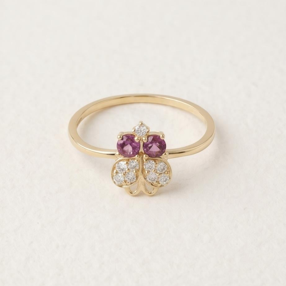 Rose Flutter Ring