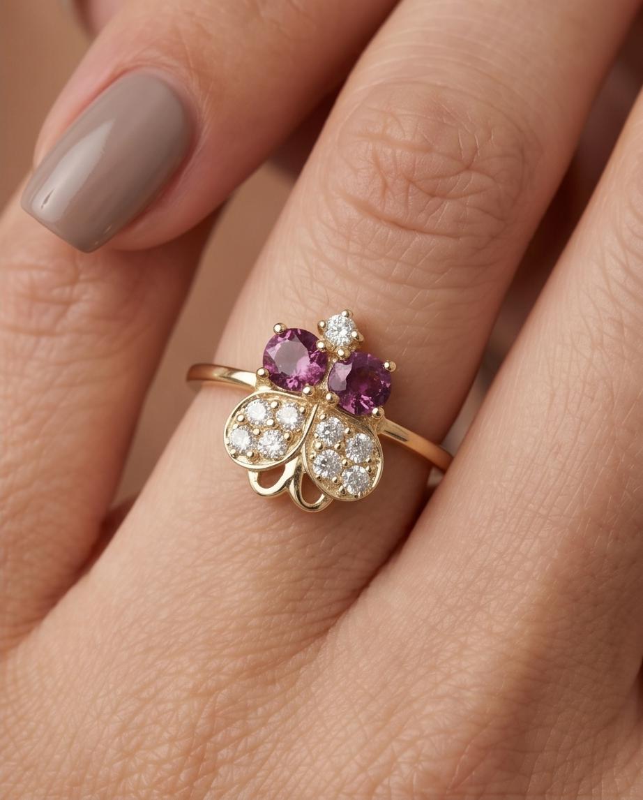 Rose Flutter Ring