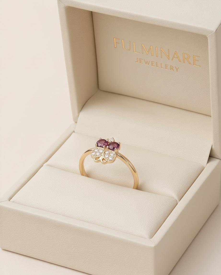 Rose Flutter Ring