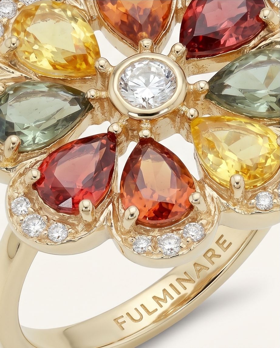 Cluster Petal Ring