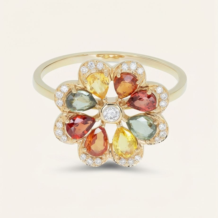 Cluster Petal Ring