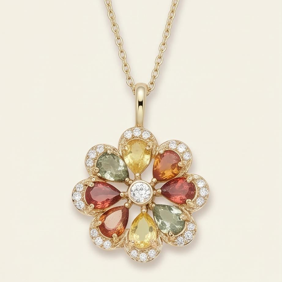 Cluster Petal Pendant