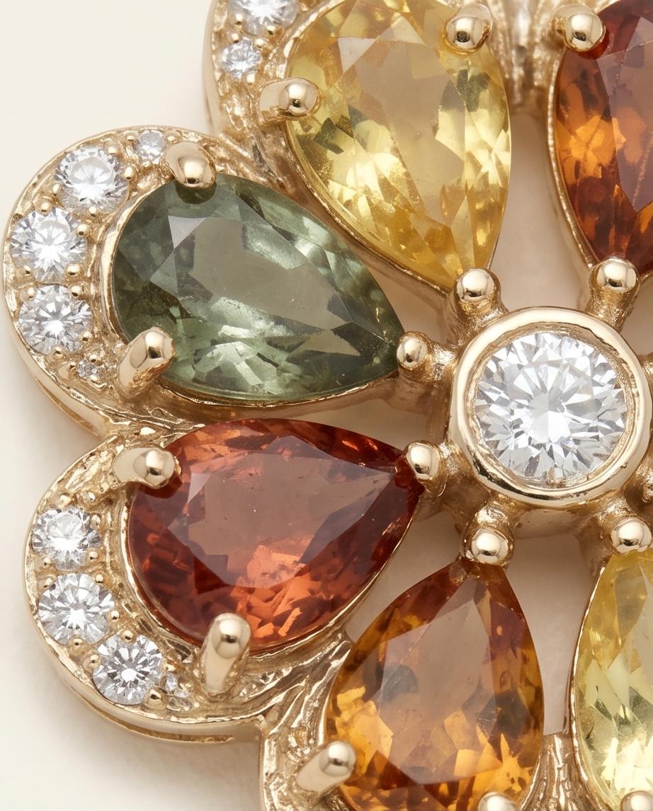 Cluster Petal Pendant