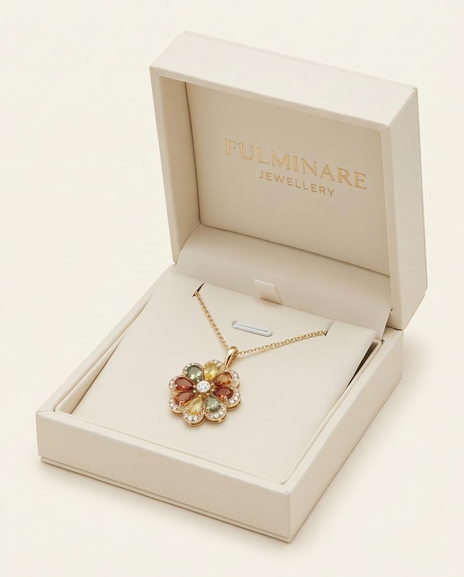 Cluster Petal Pendant
