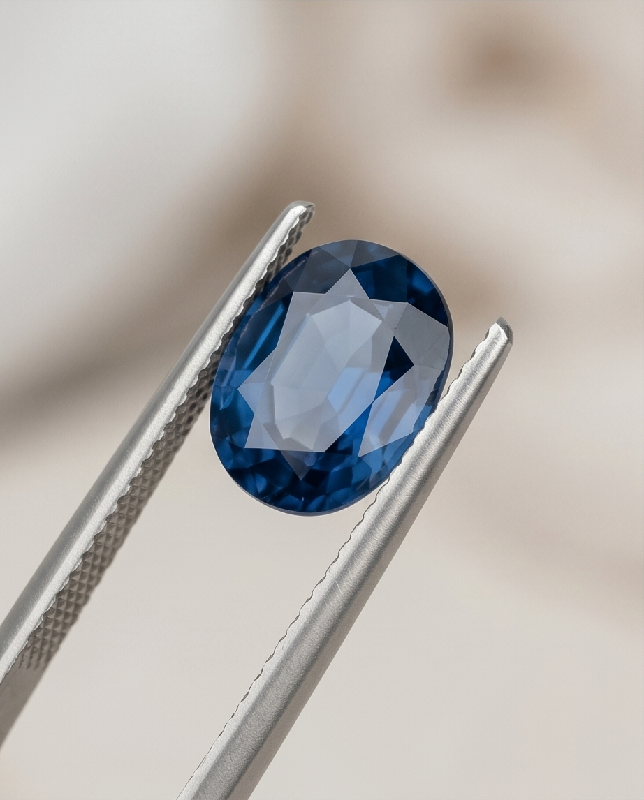3.28 carat Blue Sapphire